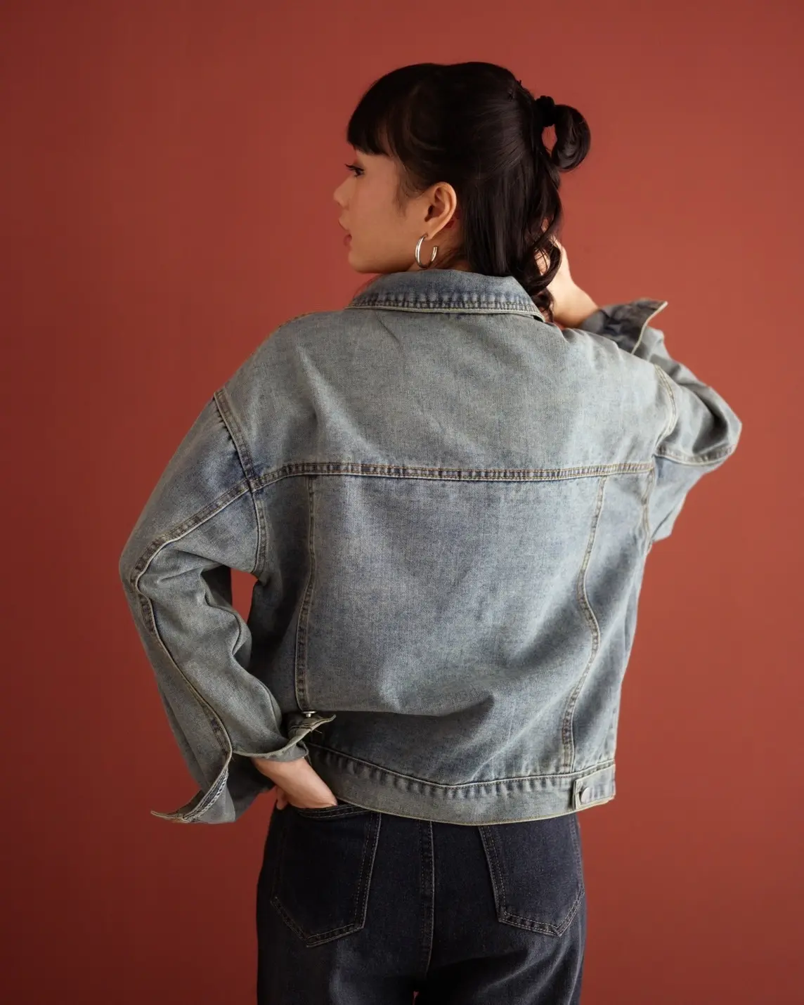 Himaya Denim Jacket Kode 425 Acid - Image 5