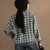 Houndstooth Sweater Blue - Image 4