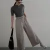 Izana Cullote Pants Kode 858 Grey - Image 2
