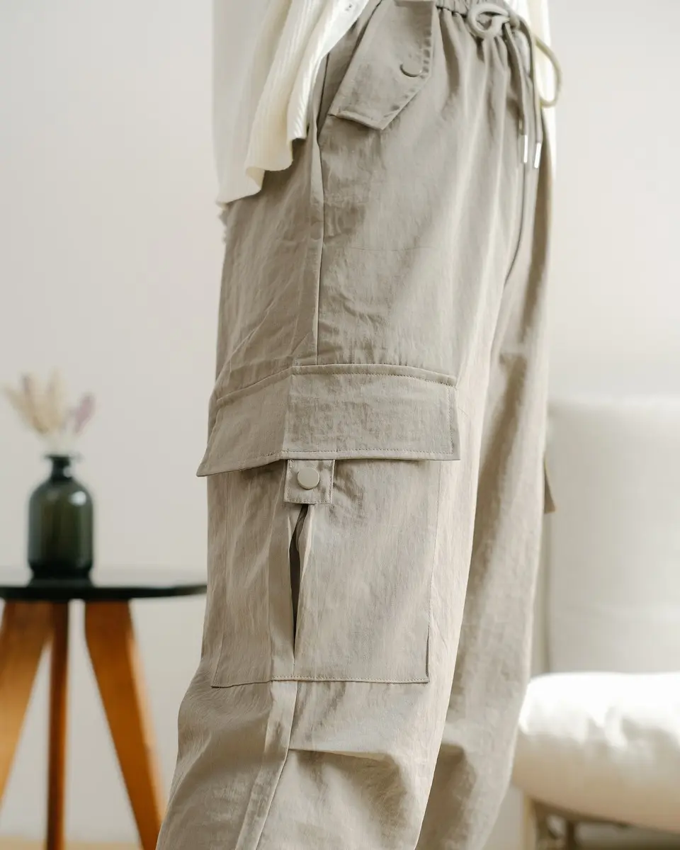 Kaizy Cargo Pants Kode 474/8009 Khaki - Image 2