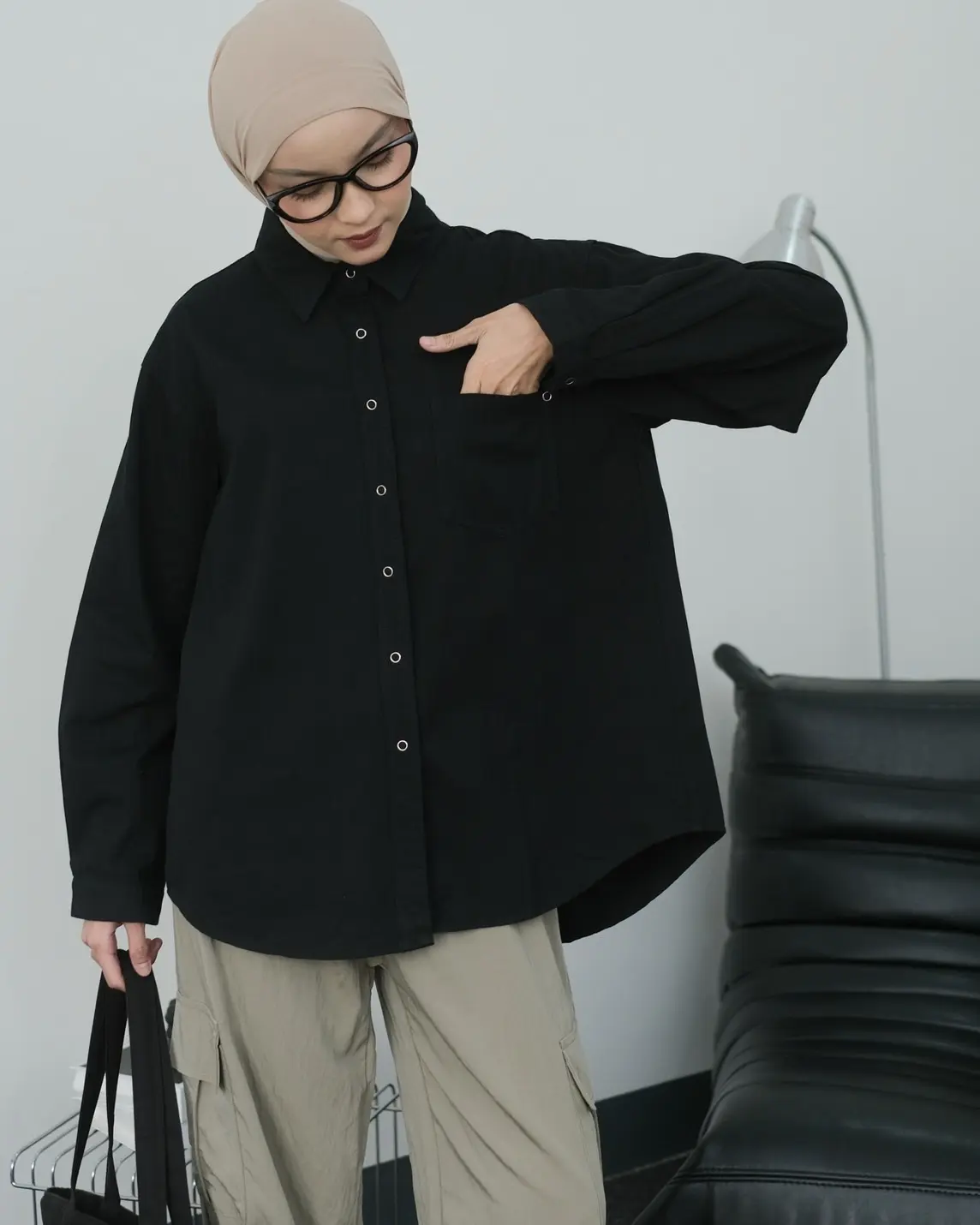 Kirey Shirt Kode 19083 Black - Image 3
