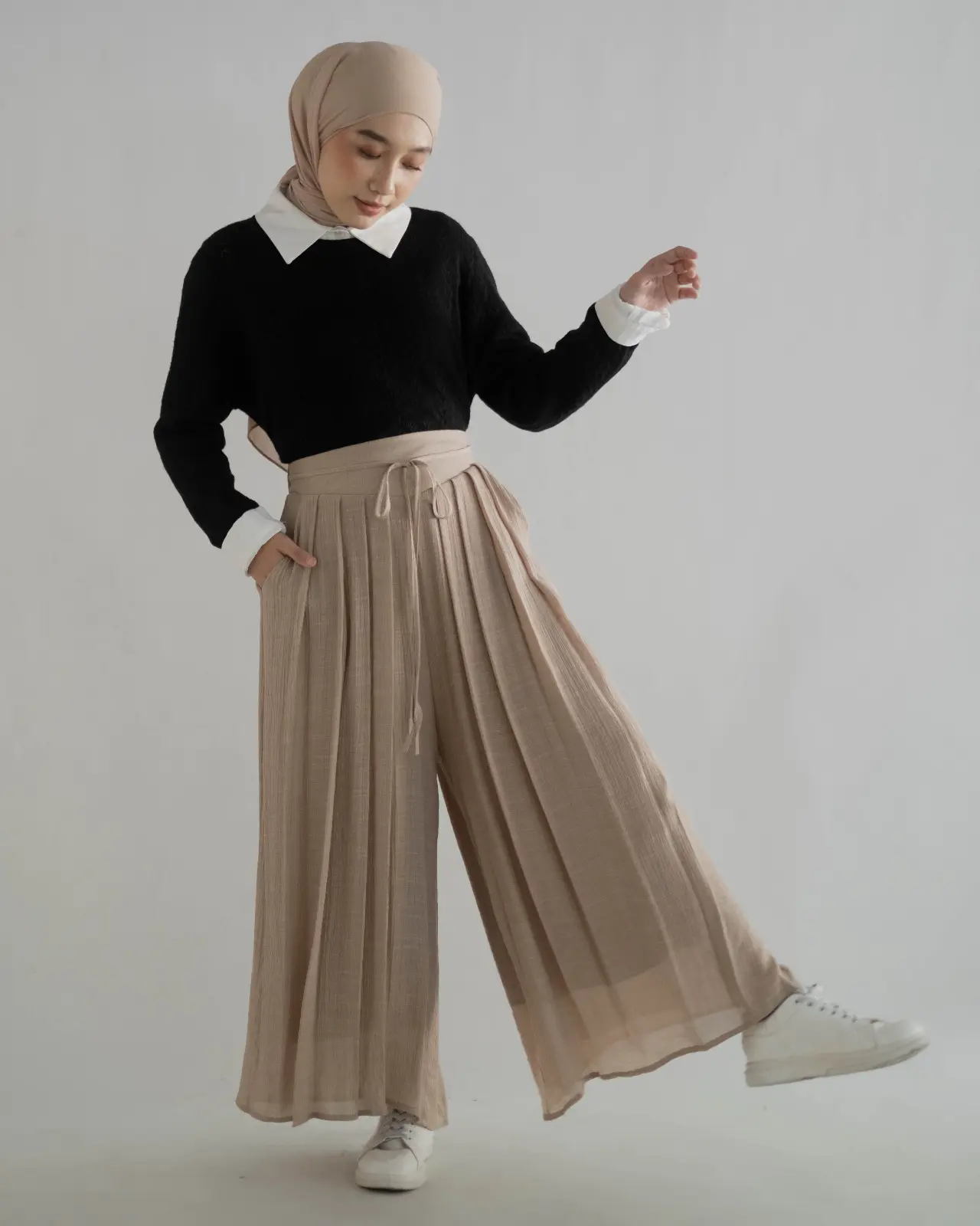 Lania Cullote Pants Kode 123 Khaki