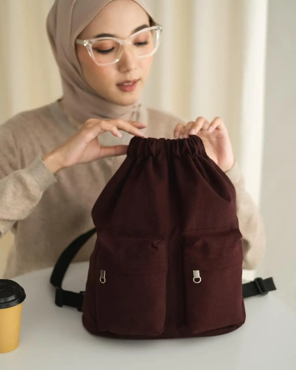 Malisha Backpack Maroon