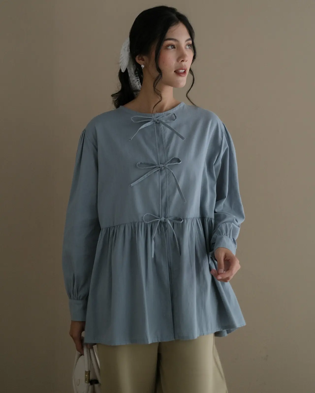 Meisya Blouse Blue - Image 3