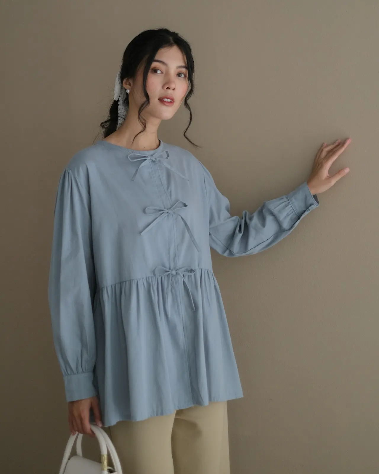 Meisya Blouse Blue - Image 2
