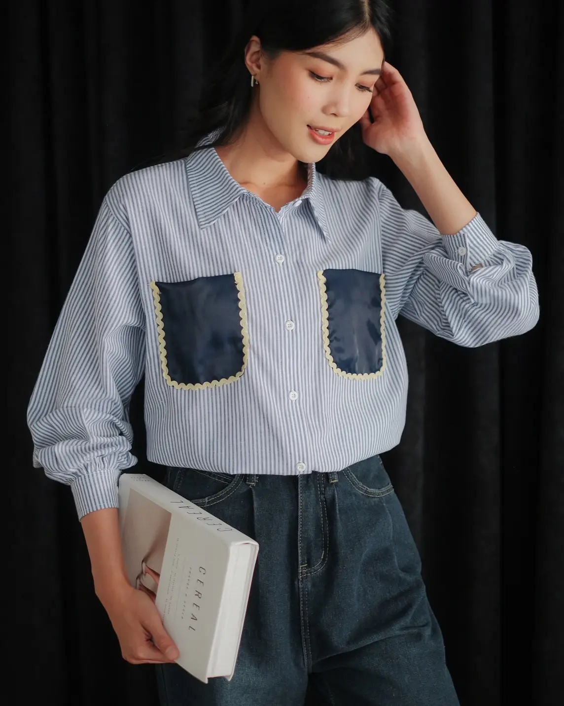 Alternative view of Minami Shirt Blue Denim