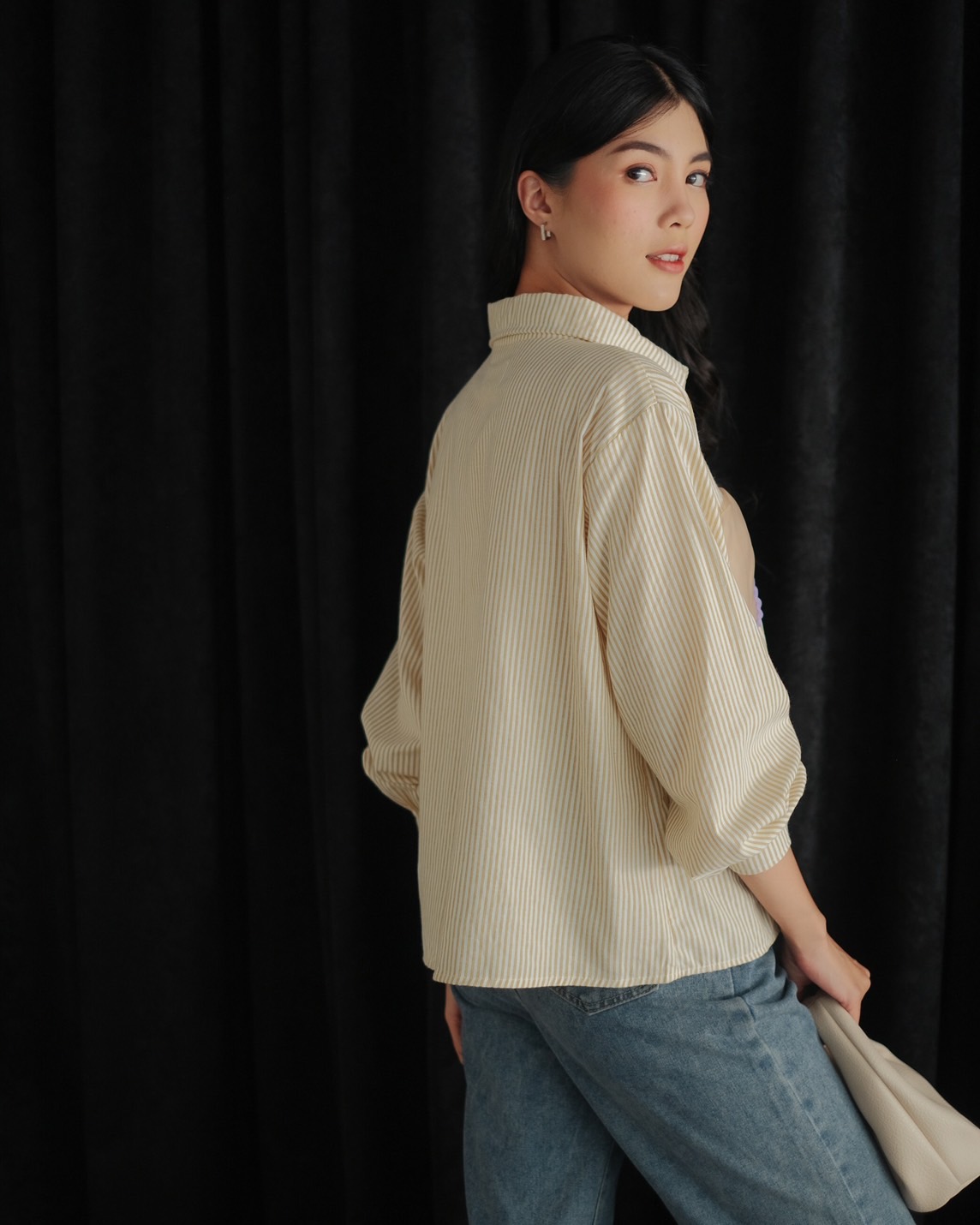 Minami Shirt Mustard - Image 3