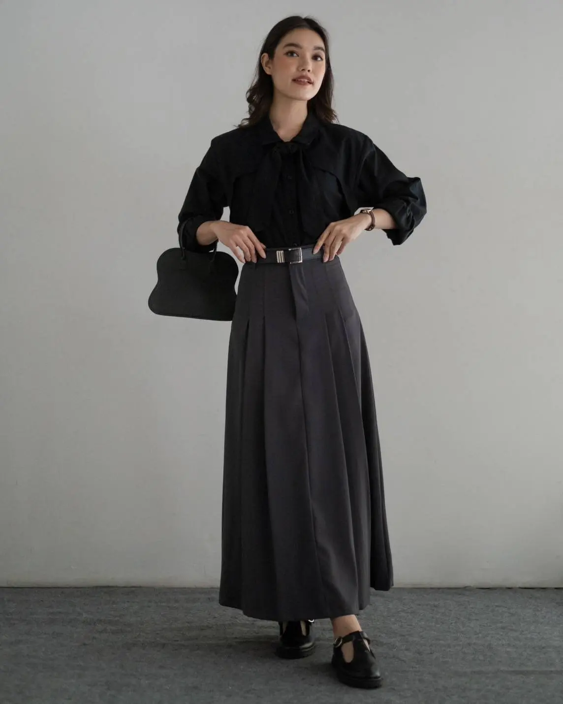 Nazmi Skirt Kode 2533/473 Dark Grey - Image 2