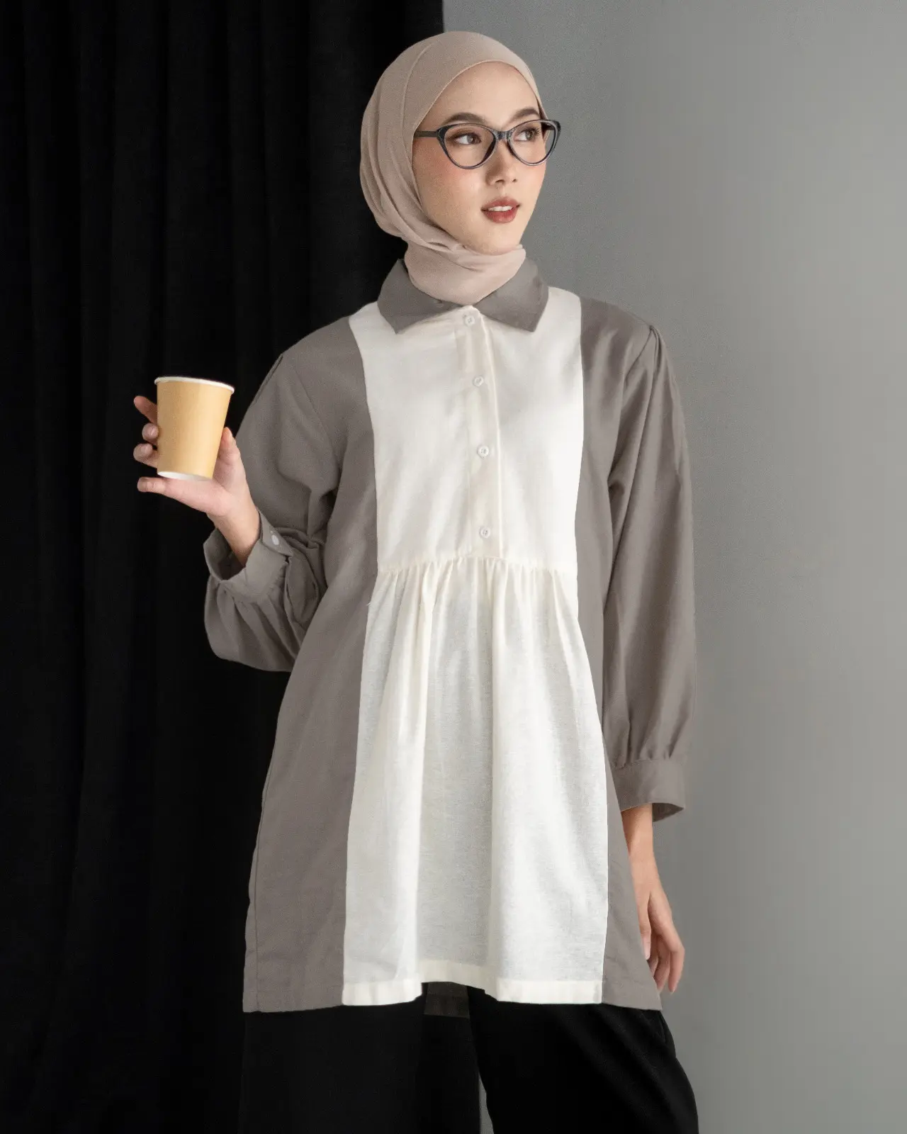 Nisrina Shirt Khaki