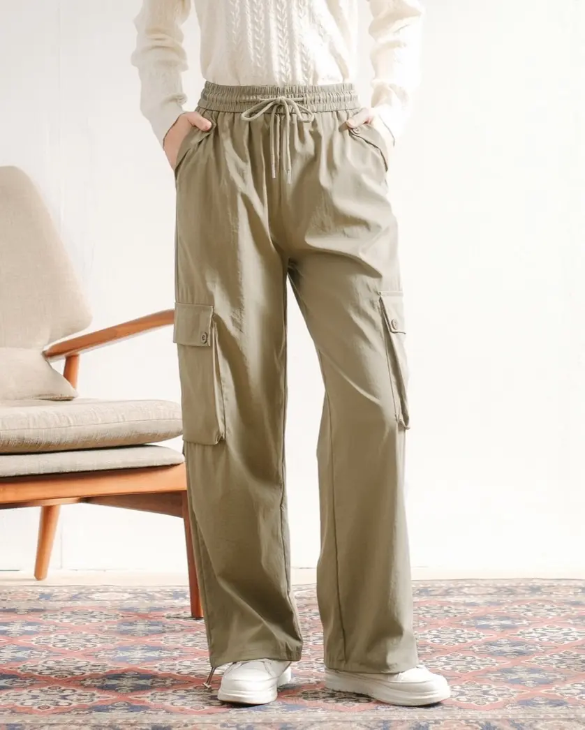 Qamita Cargo Pants Kode 475/8011 Khaki