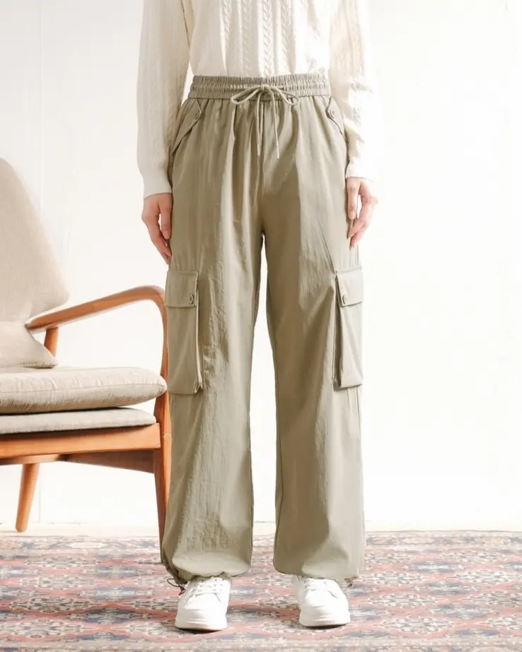 Qamita Cargo Pants Kode 475/8011 Khaki - Image 3