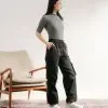 Qamita Cargo Pants Kode 475/8011 Black - Image 2