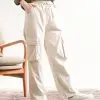 Qamita Cargo Pants Kode 475/8011 Cream - Image 3