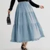 Qayla Denim Skirt Kode 424/9080 Light Blue - Image 2