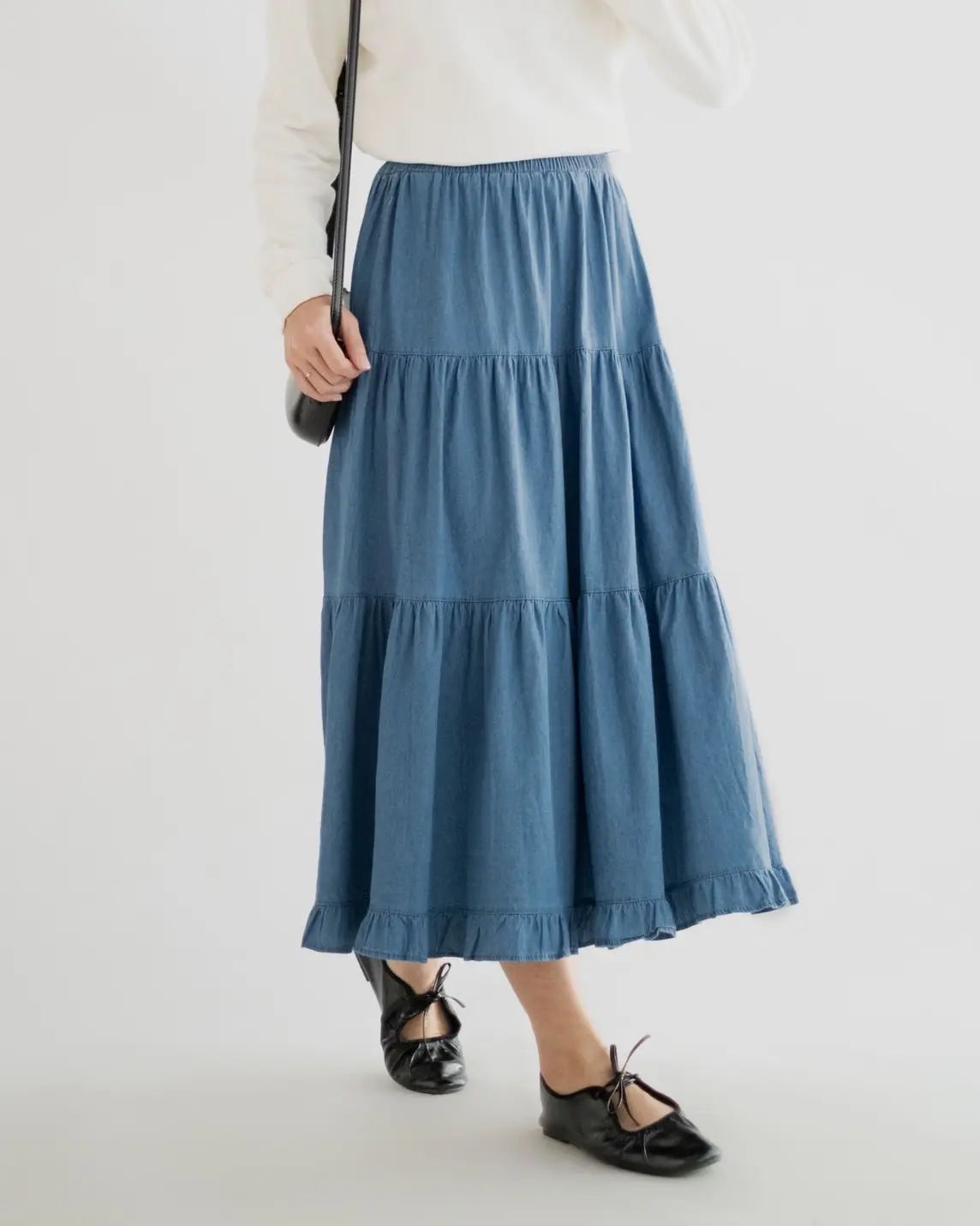 Qayla Denim Skirt Kode 424/9080 Medium Blue - Image 3