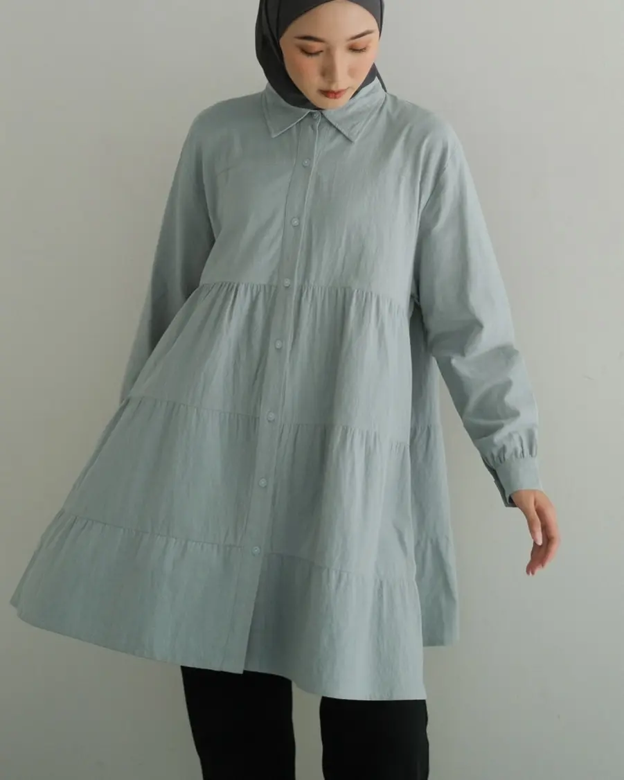 Quela Shirt Kode F156 Mint - Image 2