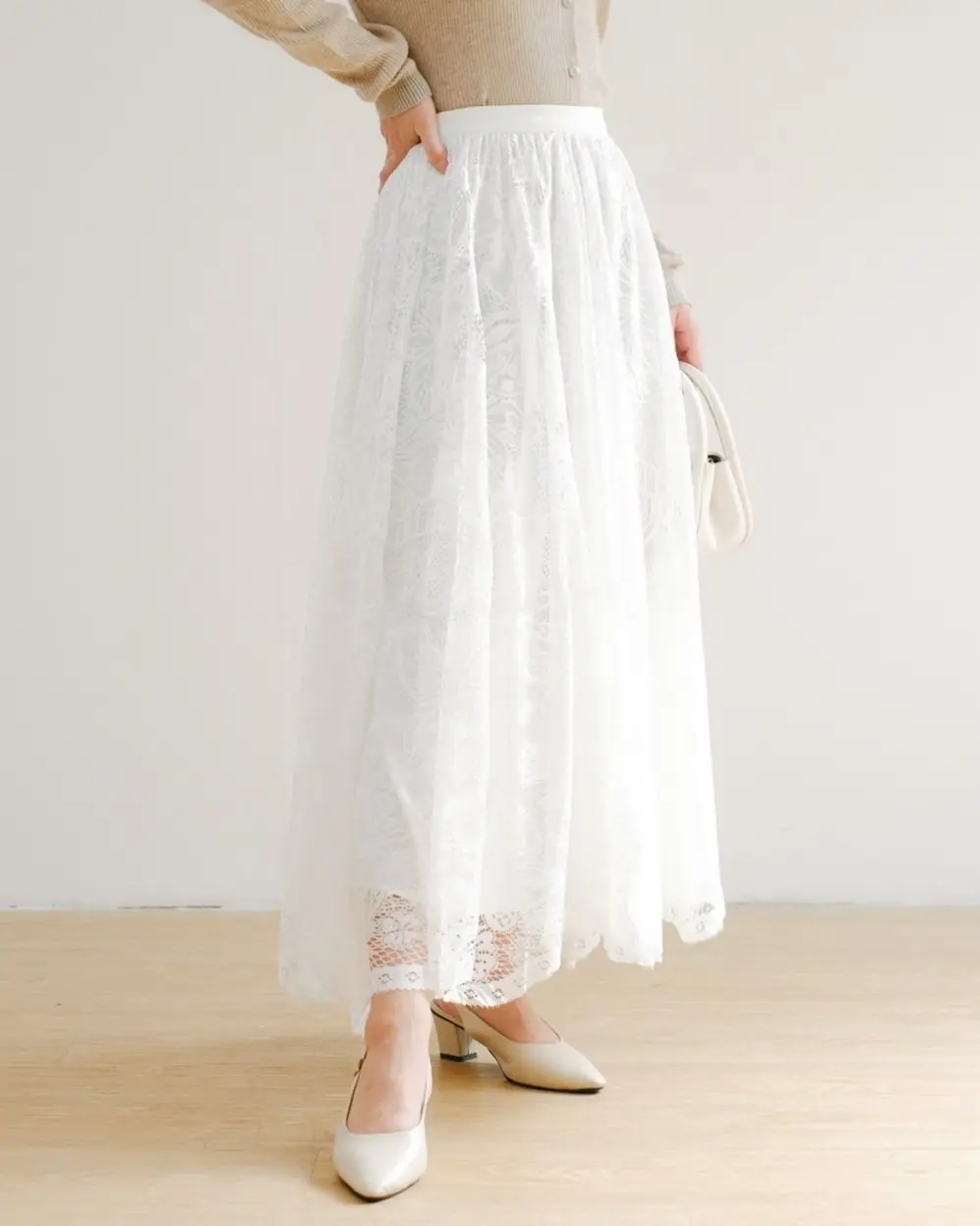 Quilyn Skirt Kode 414 Broken White