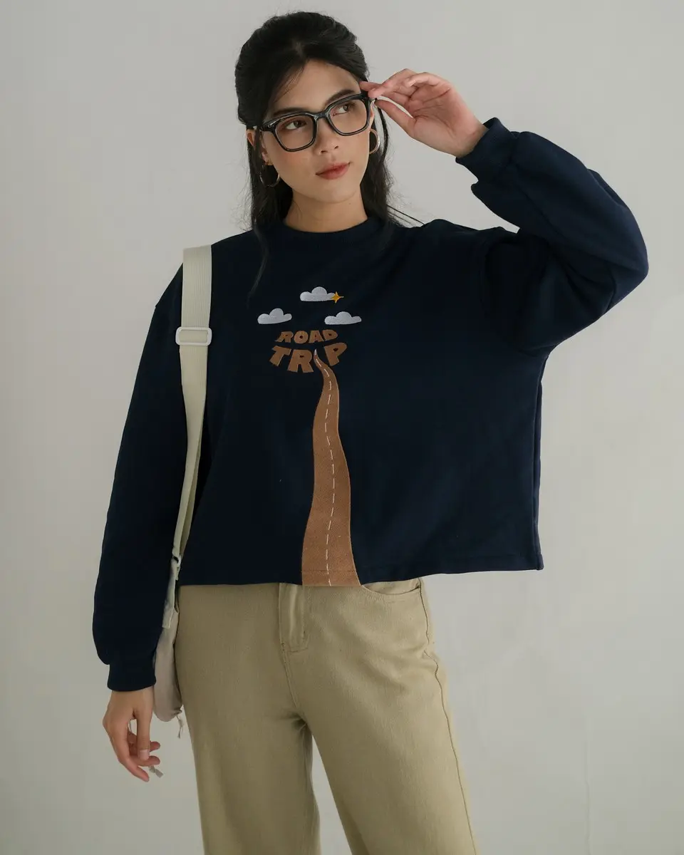 Road Trip Sweater Navy