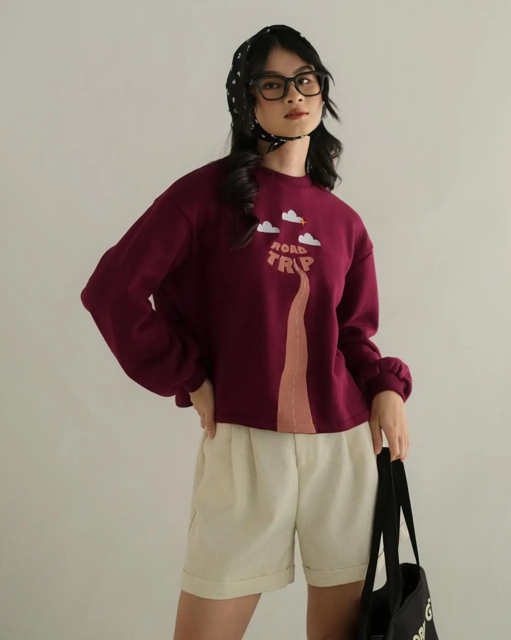 Road Trip Sweater Maroon
