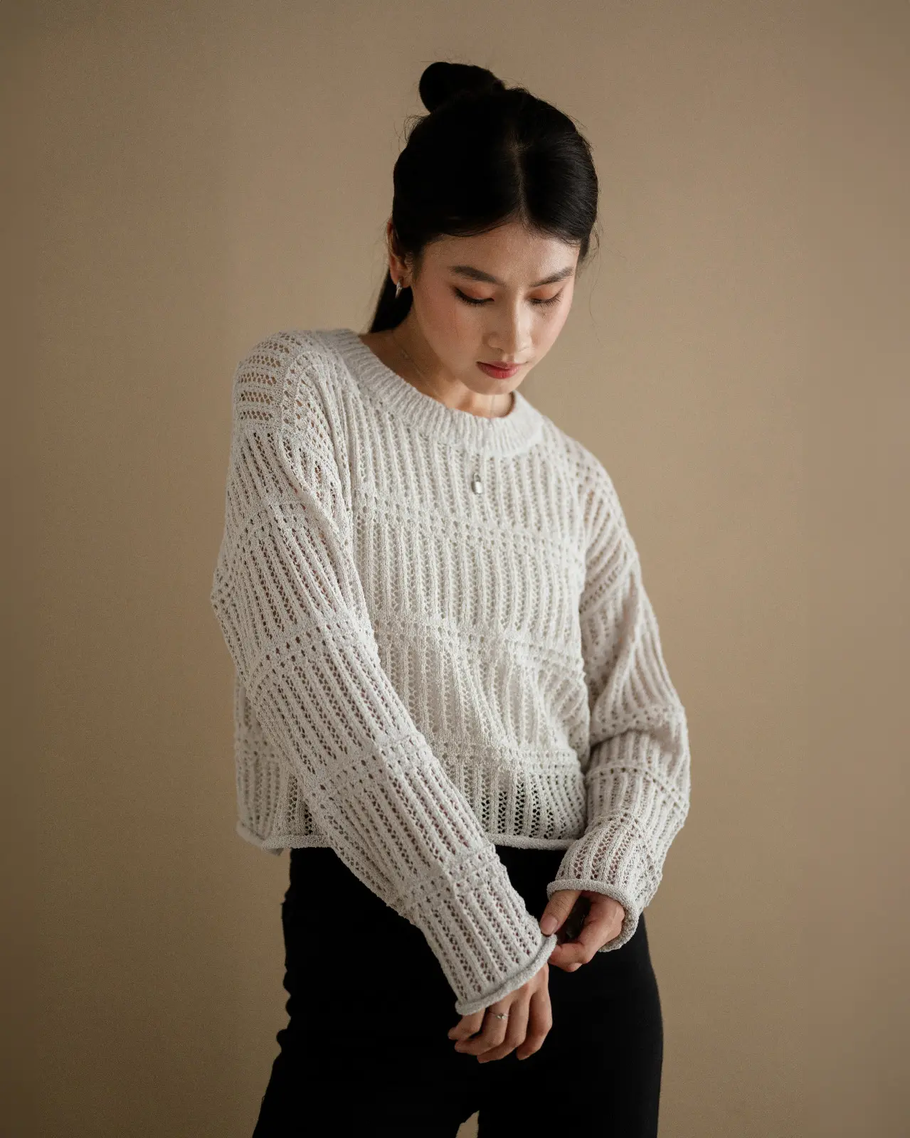 Xyra Blouse Kode 411 Light Grey