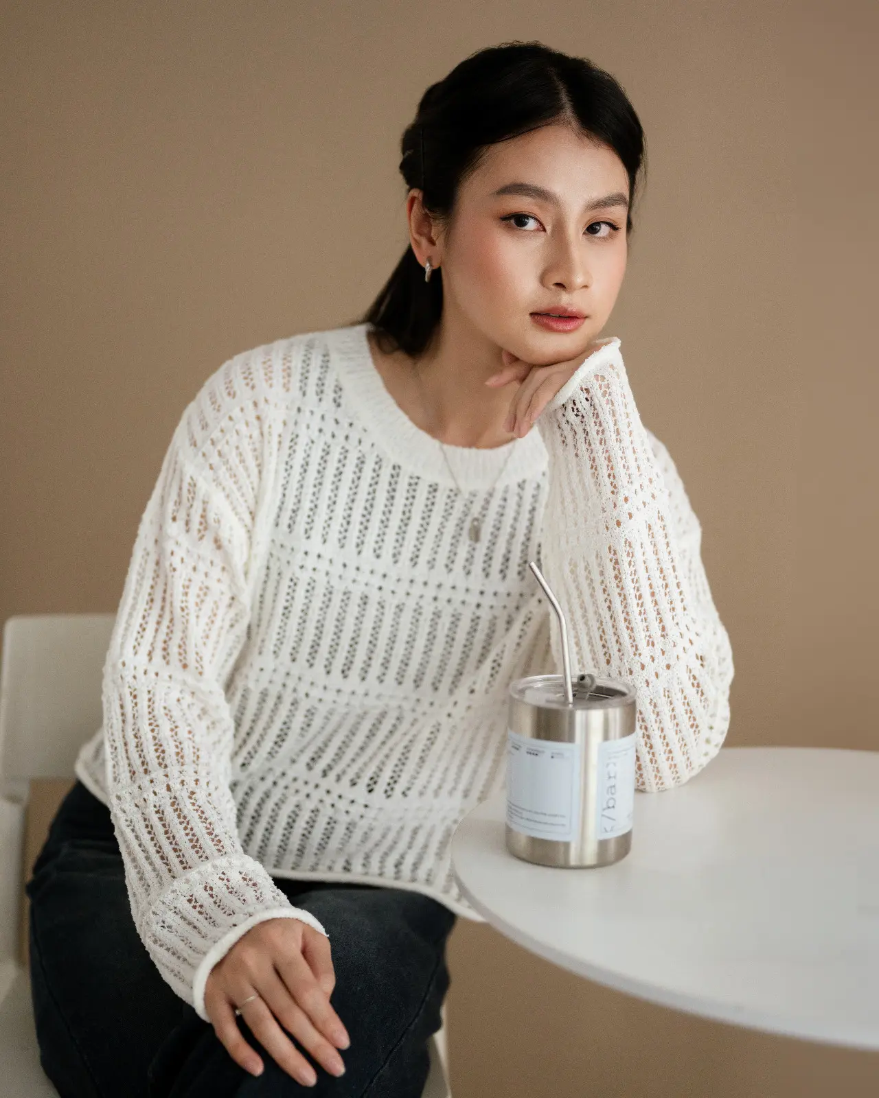 Xyra Blouse Kode 411 Broken White - Image 2