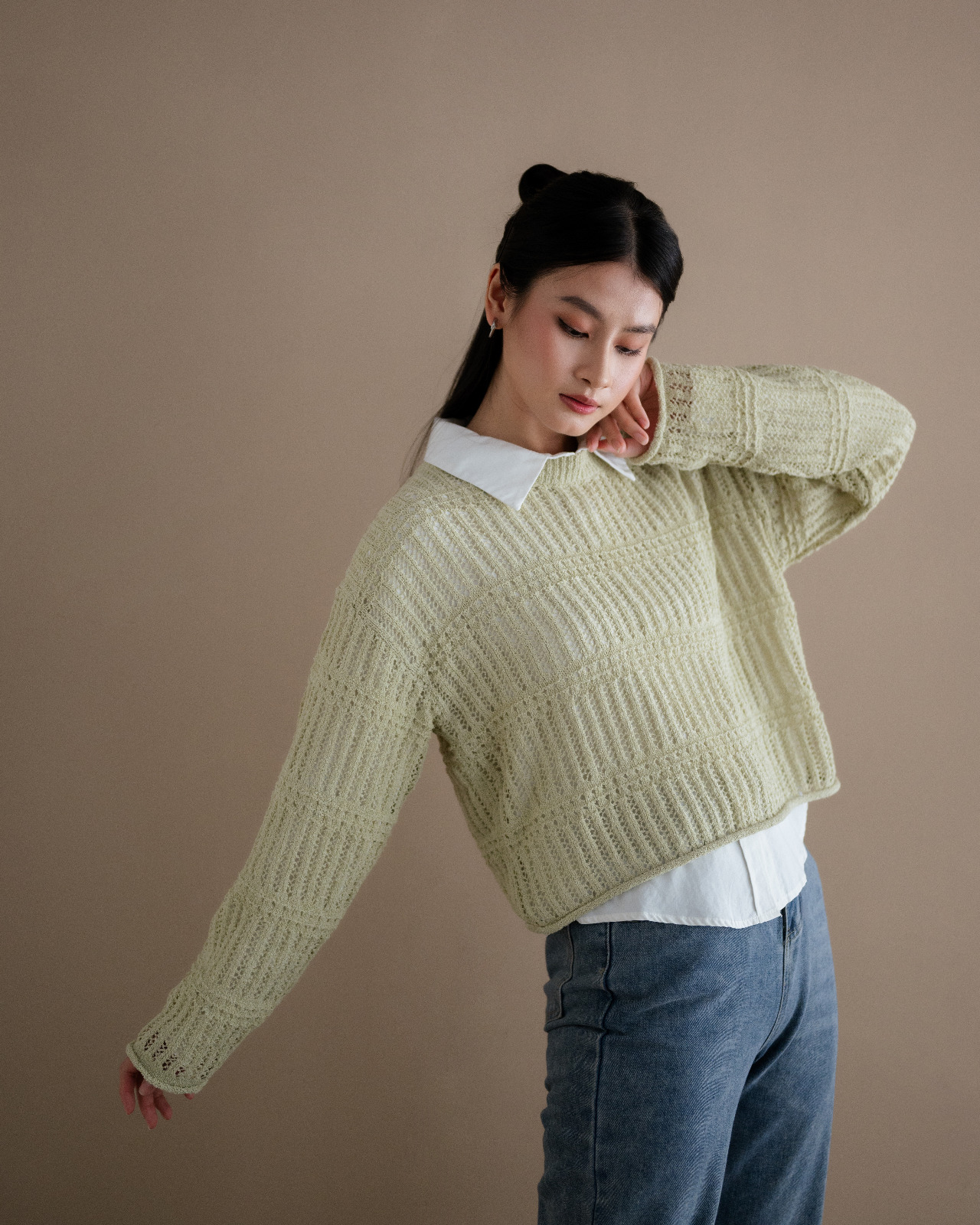 Xyra Blouse Kode 411 Mint - Image 2