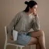Xyra Blouse Kode 411 Dark Grey - Image 2
