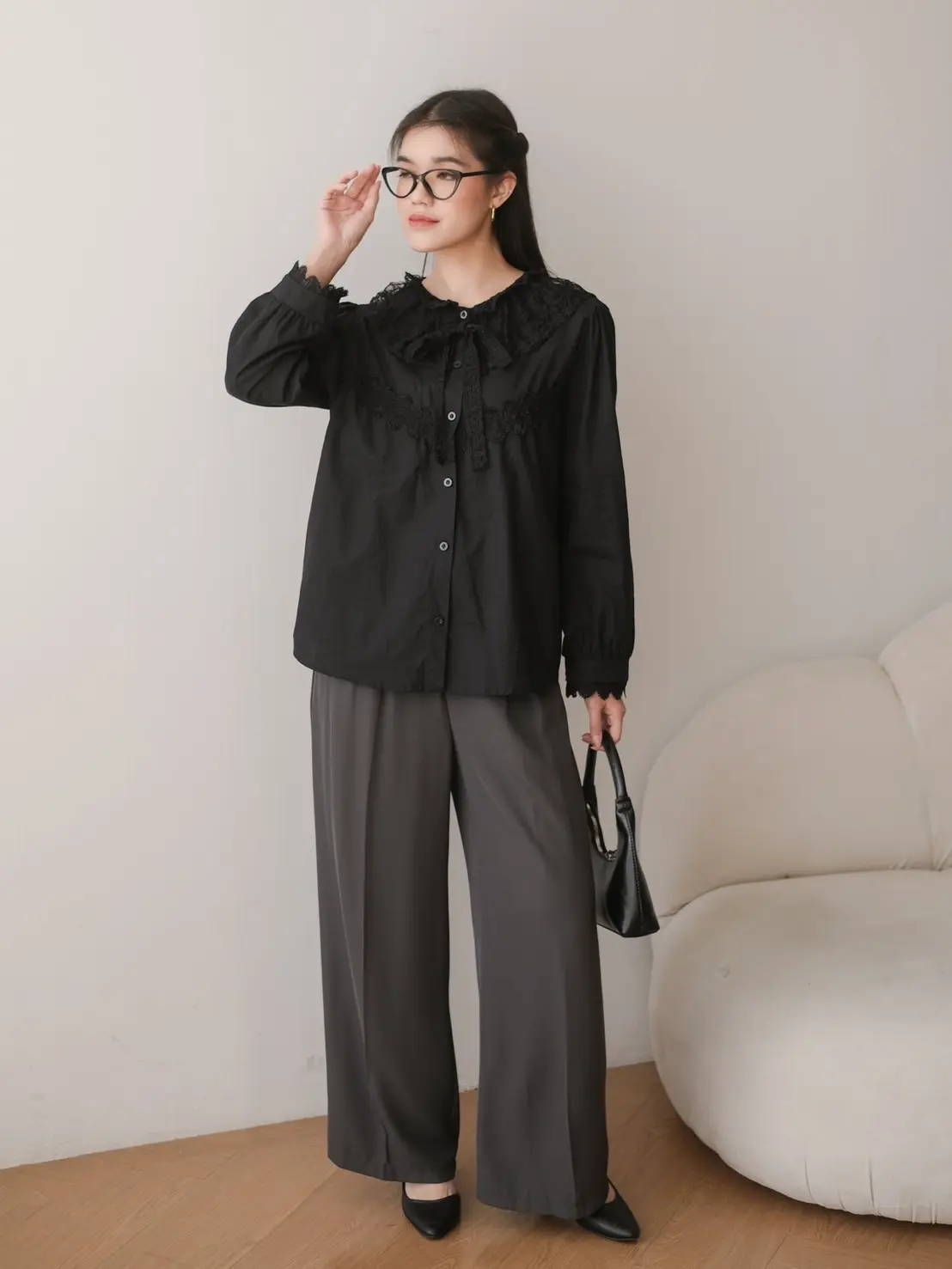 Janitha Shirt Kode 67/560 Black - Image 2