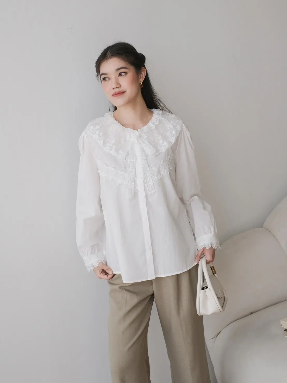 Janitha Shirt Kode 67/560 Broken White - Image 2