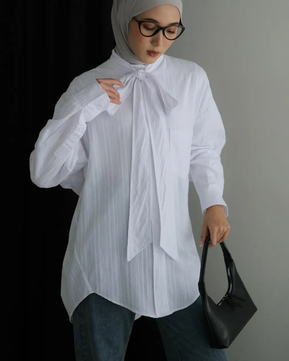 Magnolia Shirt Kode N765-1 White