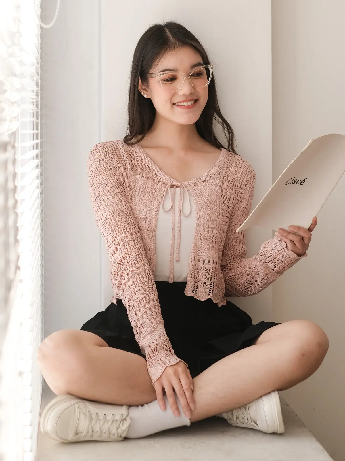 Zakira Cardigan Kode 94 Nude
