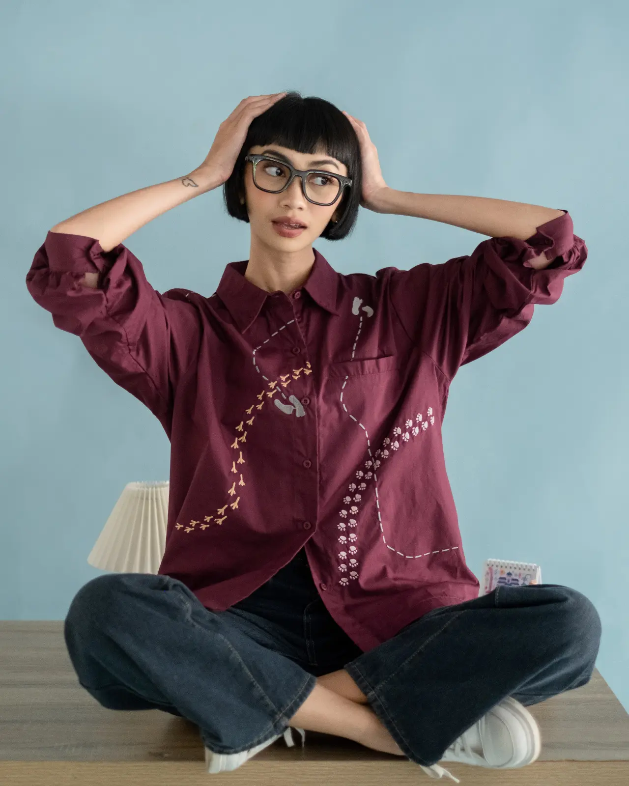 Stepha Shirt Red Cherry