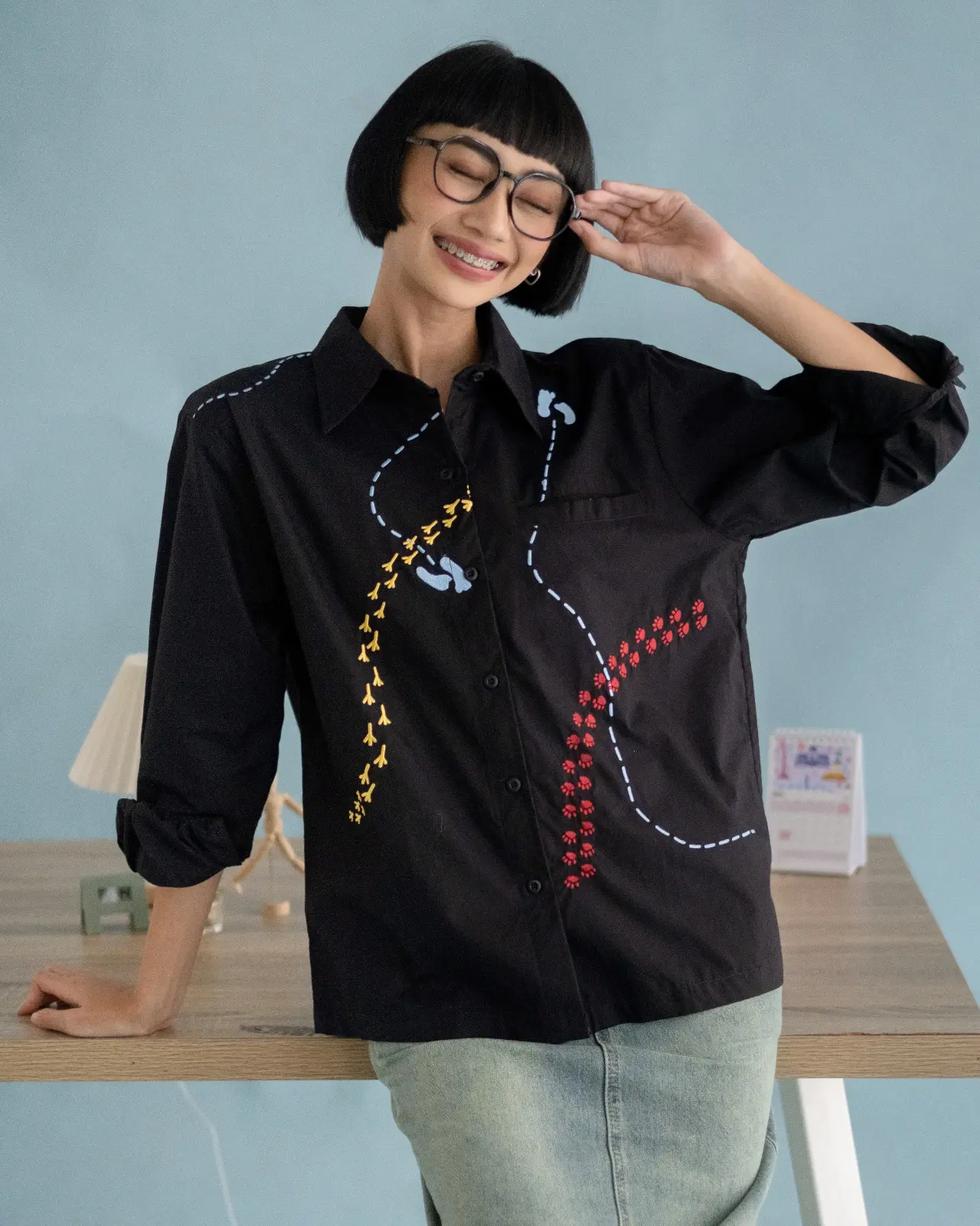 Stepha Shirt Black - Image 3