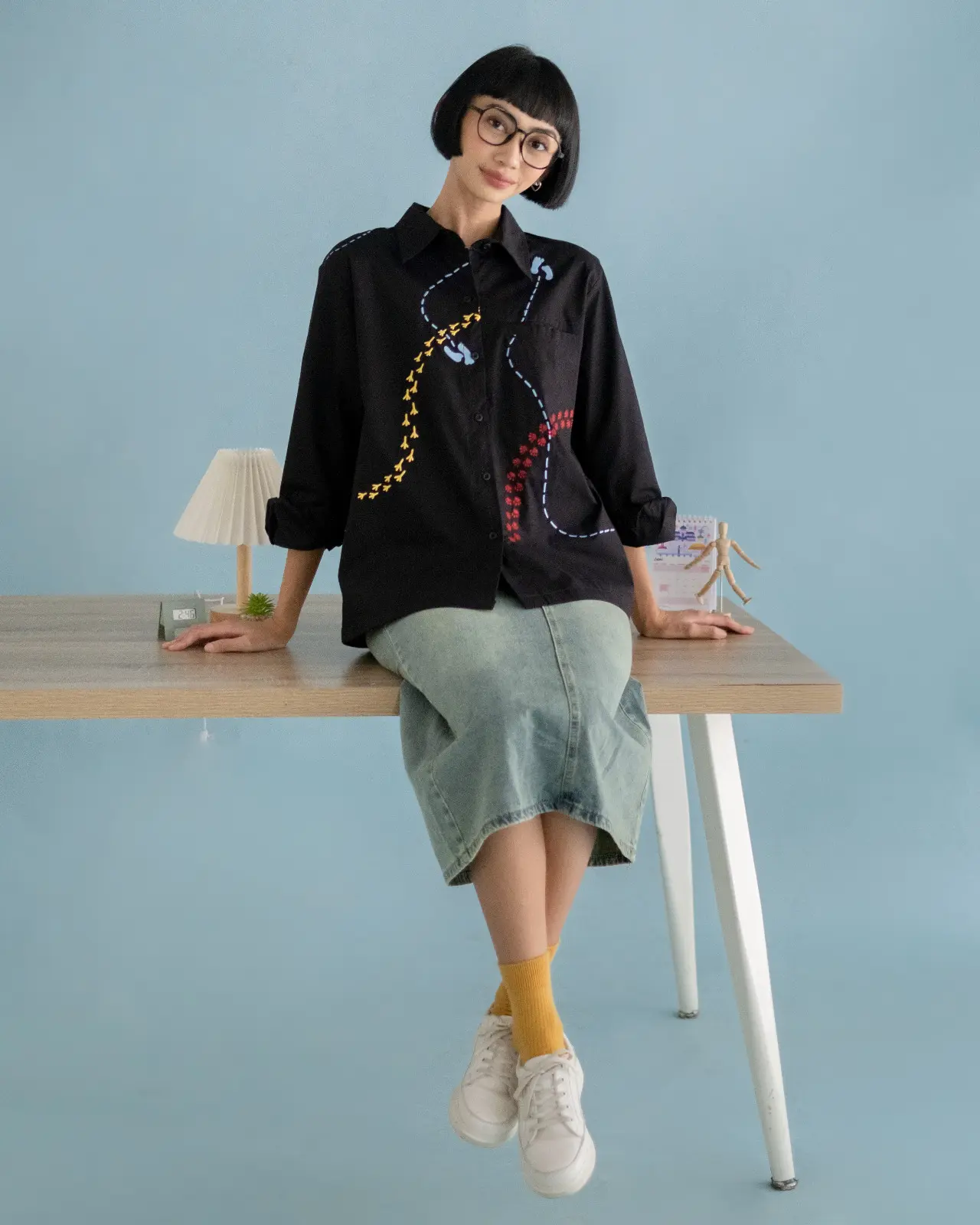 Alternative view of Stepha Shirt Black