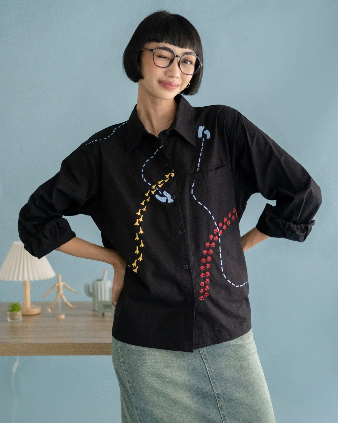 Stepha Shirt Black