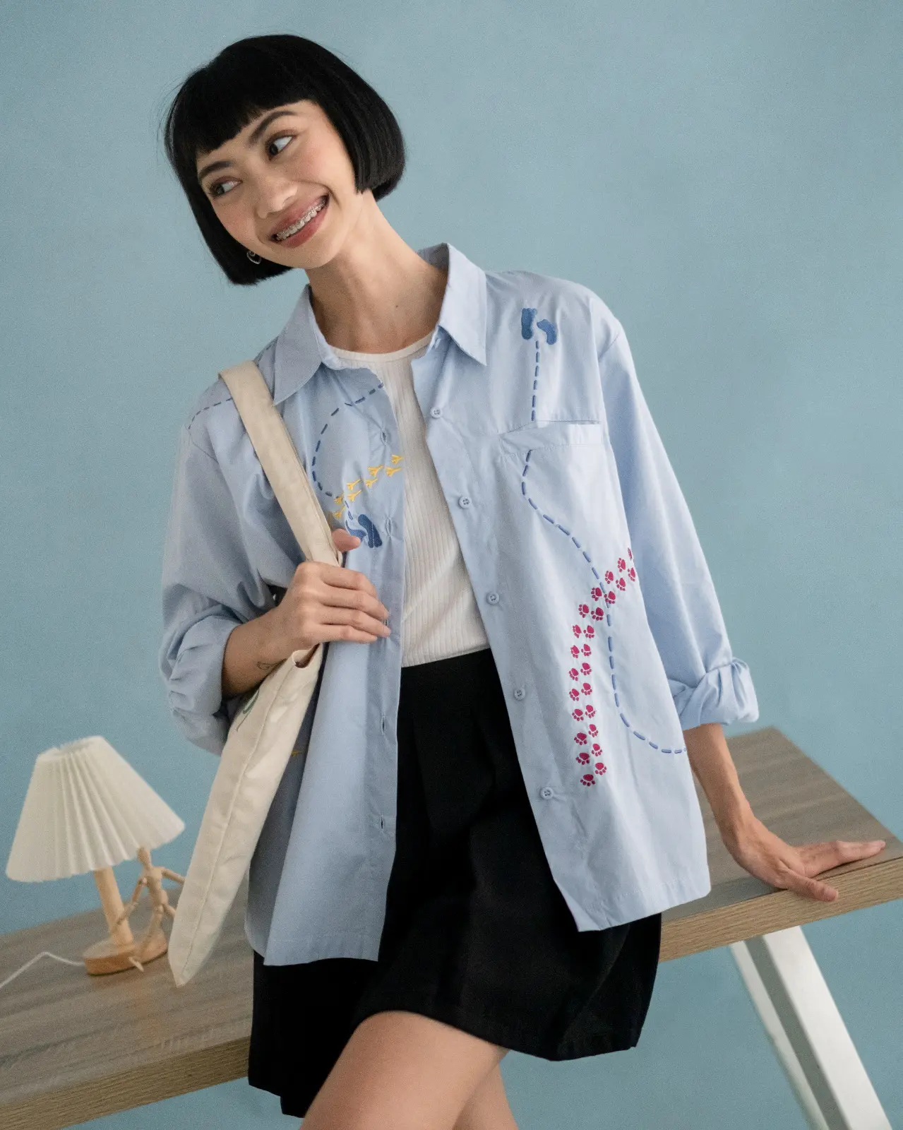 Alternative view of Stepha Shirt Blue