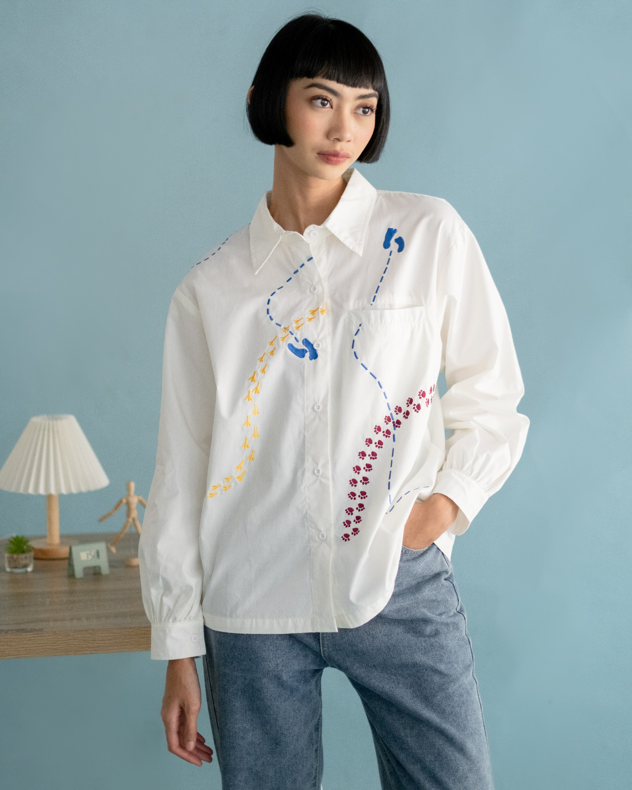 Stepha Shirt Broken White - Image 2