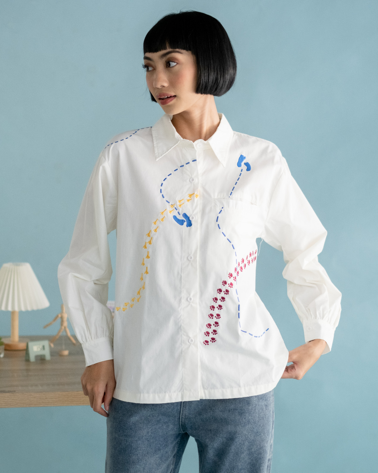 Stepha Shirt Broken White - Image 3