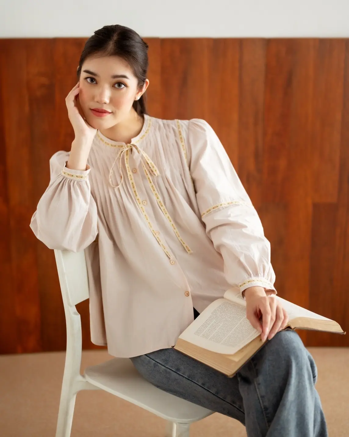 Jesara Shirt Kode 14A Nude - Image 3