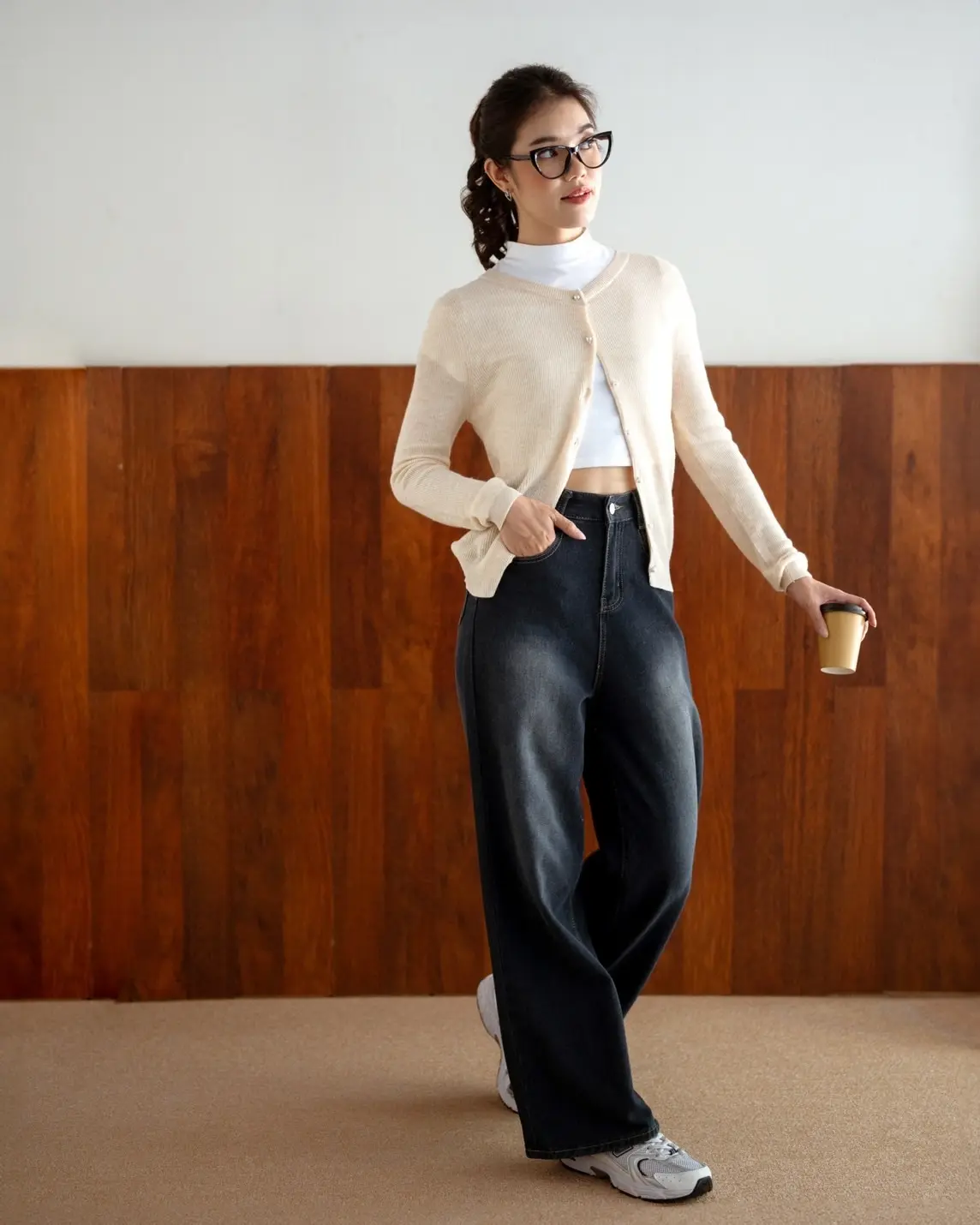 Ineza Cardigan Kode 115 Ivory - Image 3