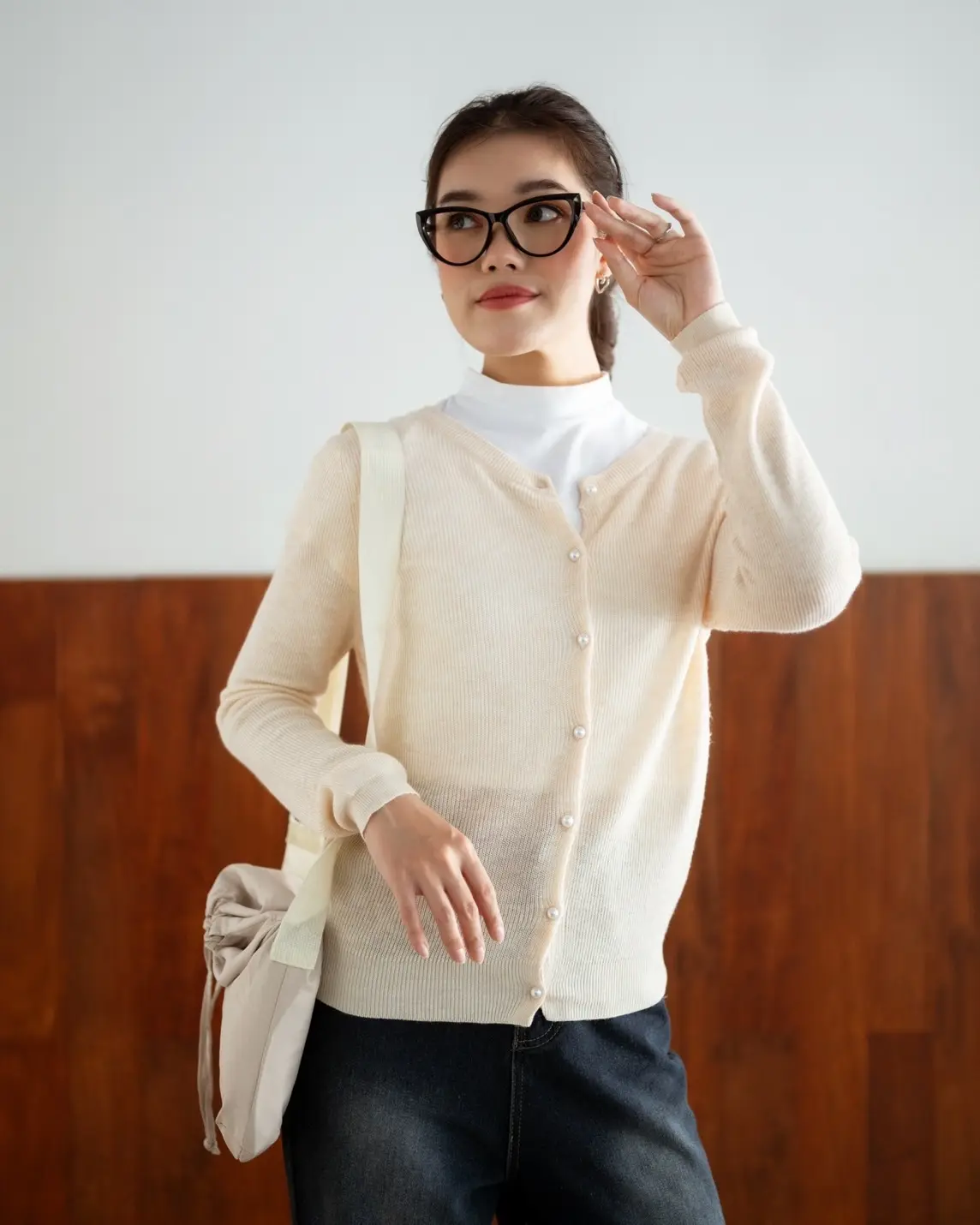 Ineza Cardigan Kode 115 Ivory - Image 2