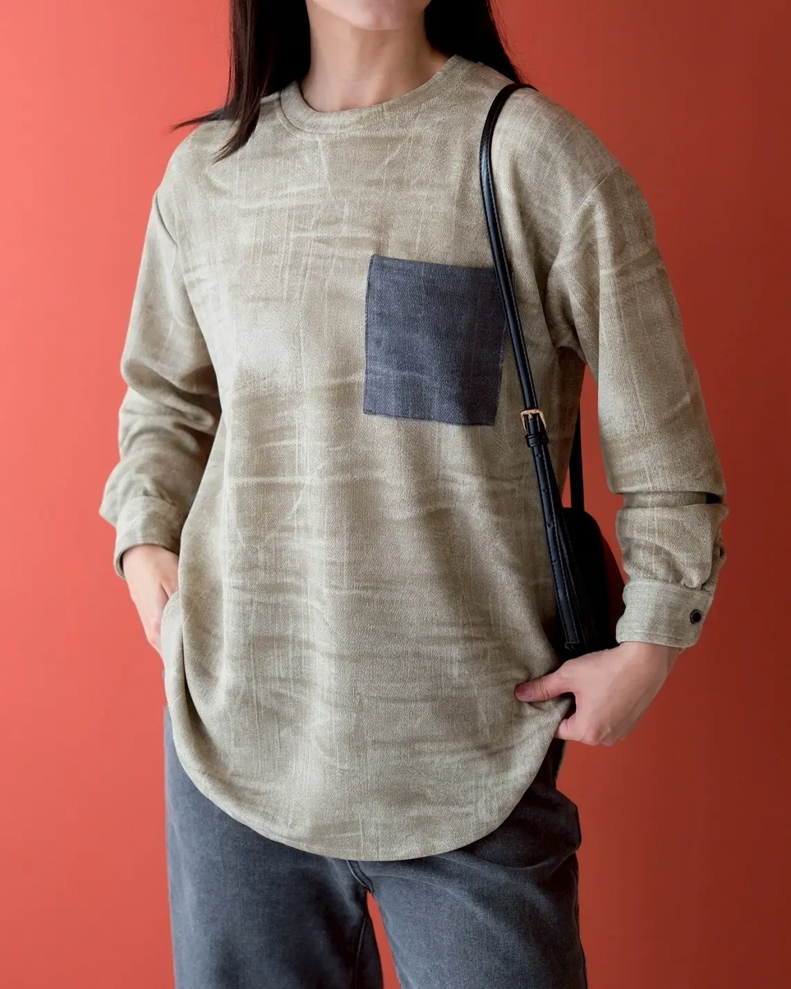 Kamora Longsleeve Kode 5371 Cream - Image 2