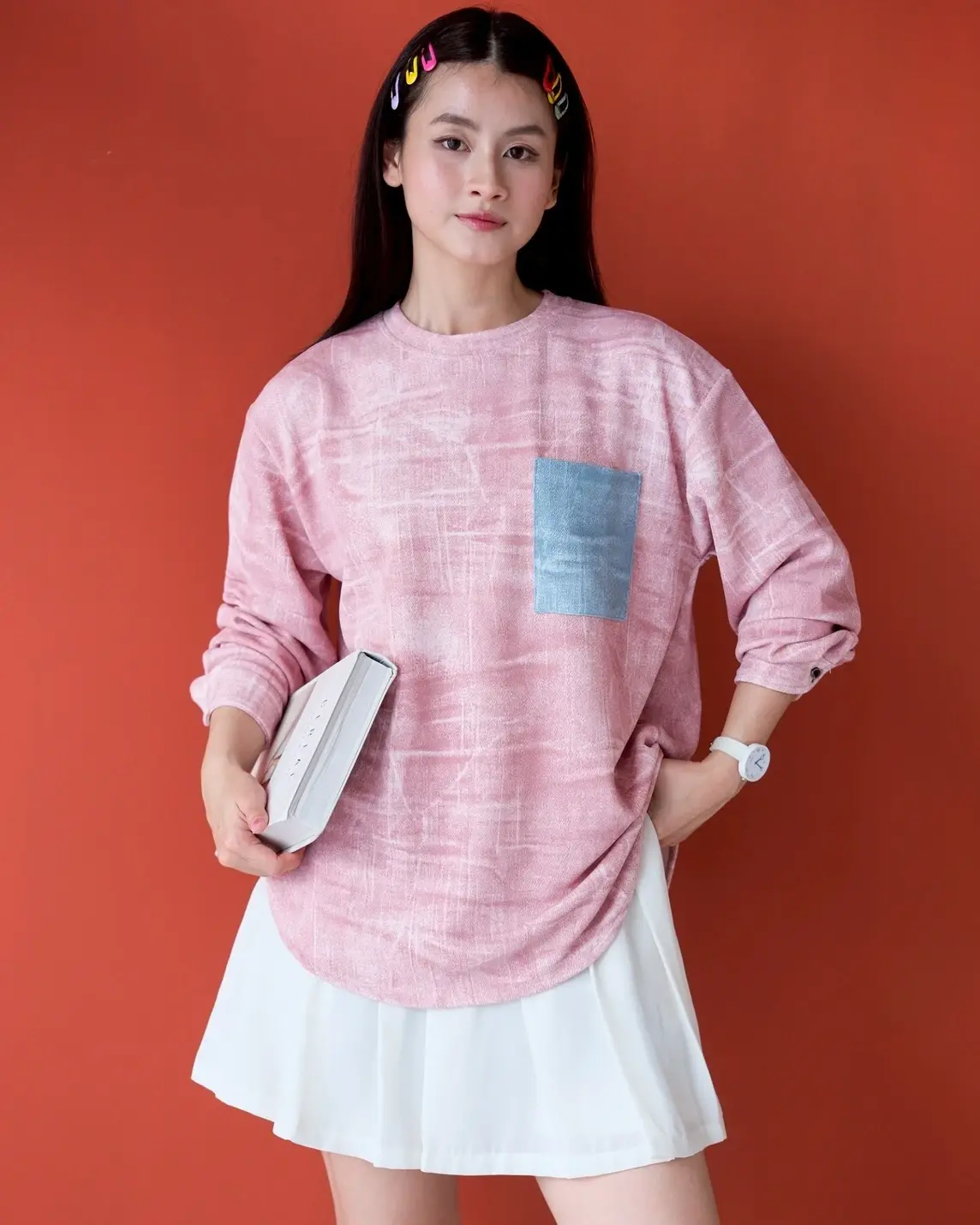 Alternative view of Kamora Longsleeve Kode 5374 Pink