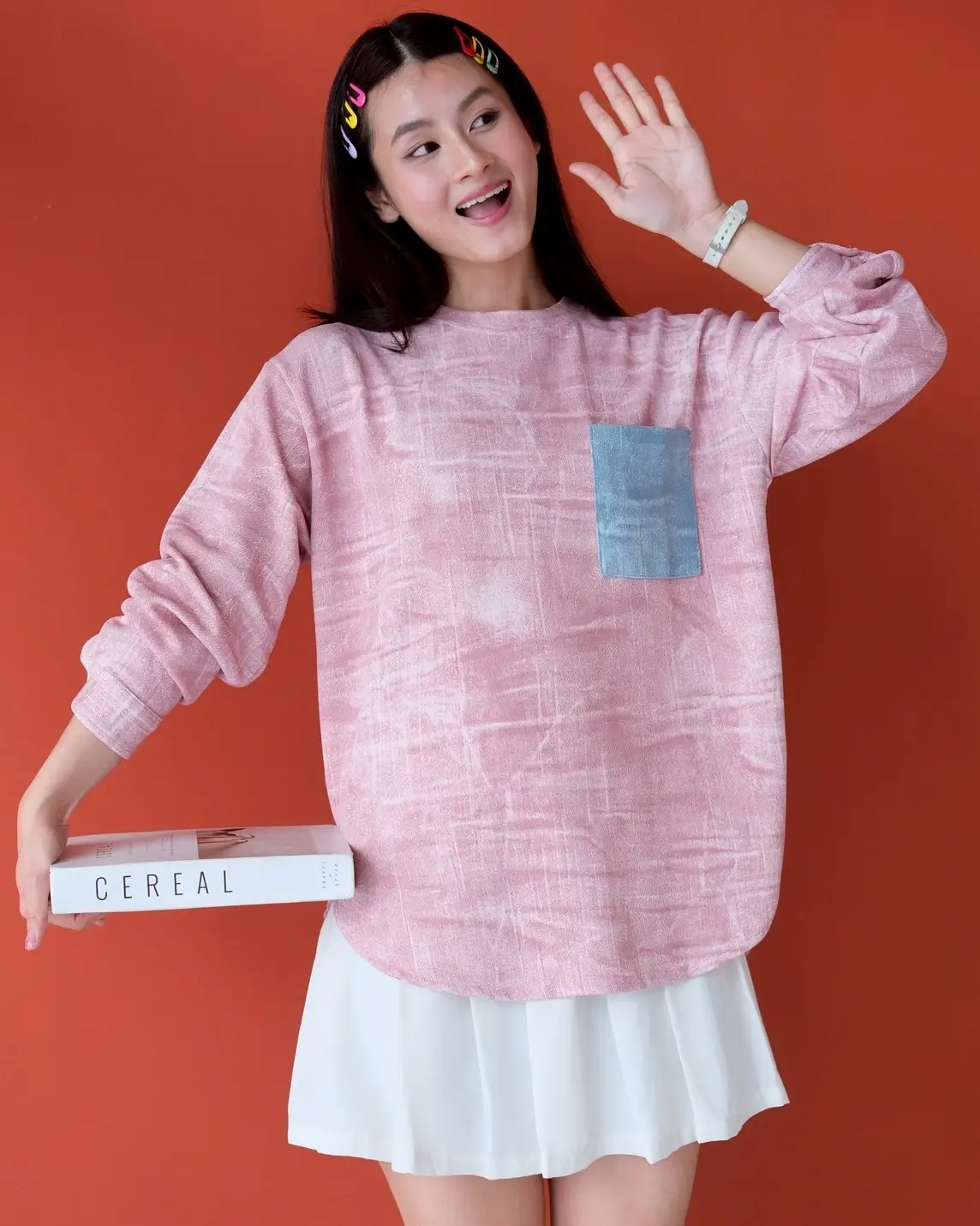 Kamora Longsleeve Kode 5374 Pink