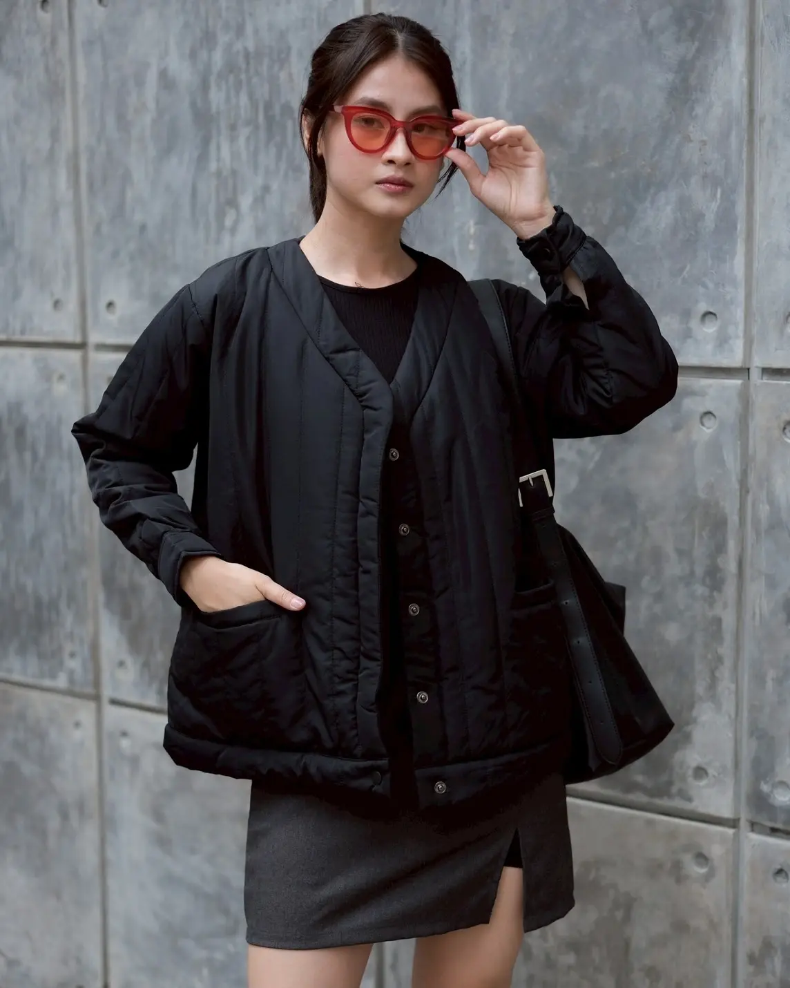Alternative view of Quera Jacket Black