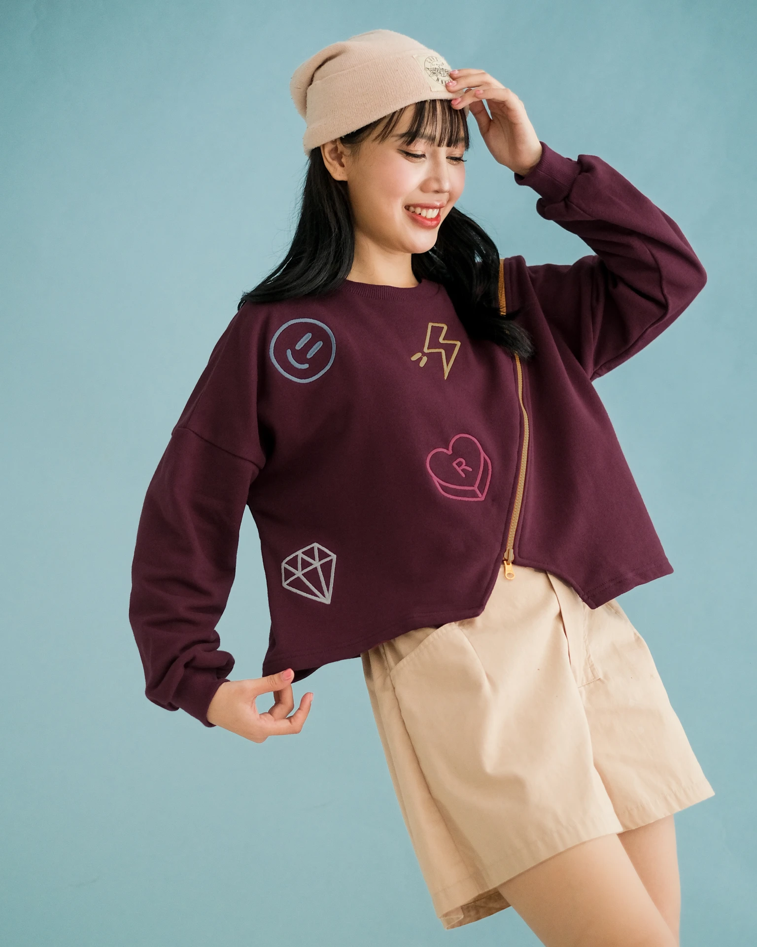Alternative view of Lexi Sweater Burgundy