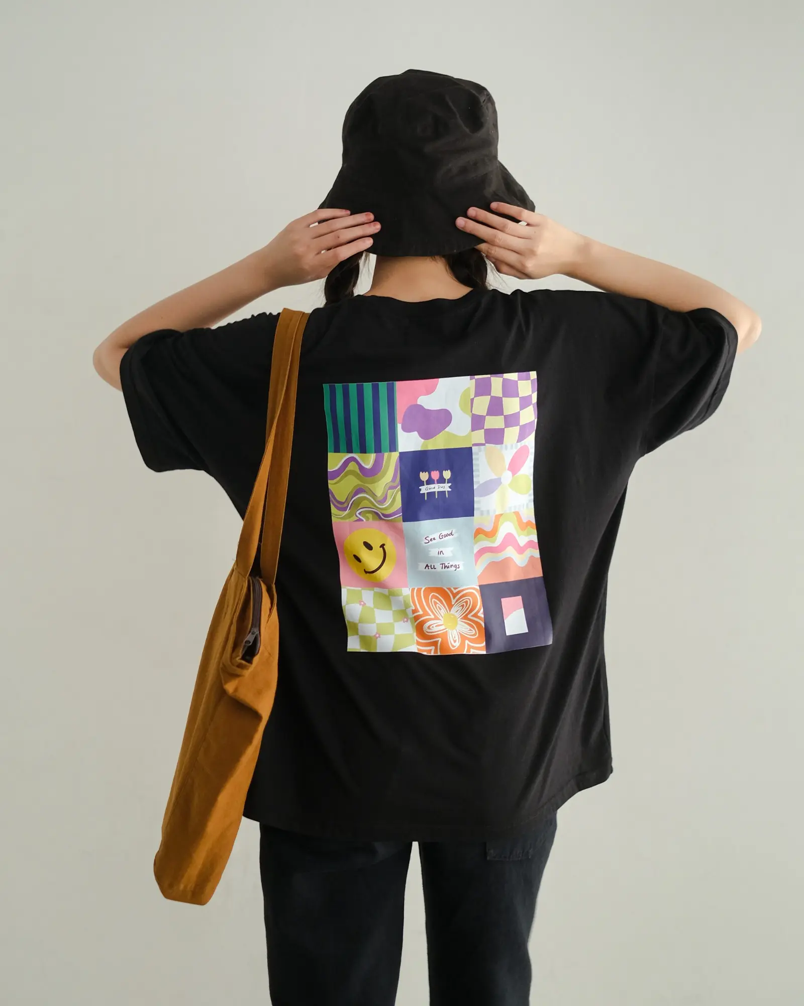 Positive Mind T-Shirt Black - Image 3