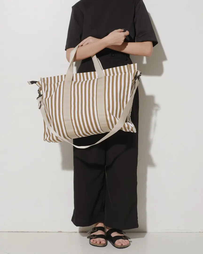 Alternative view of Strippy Bag Khaki