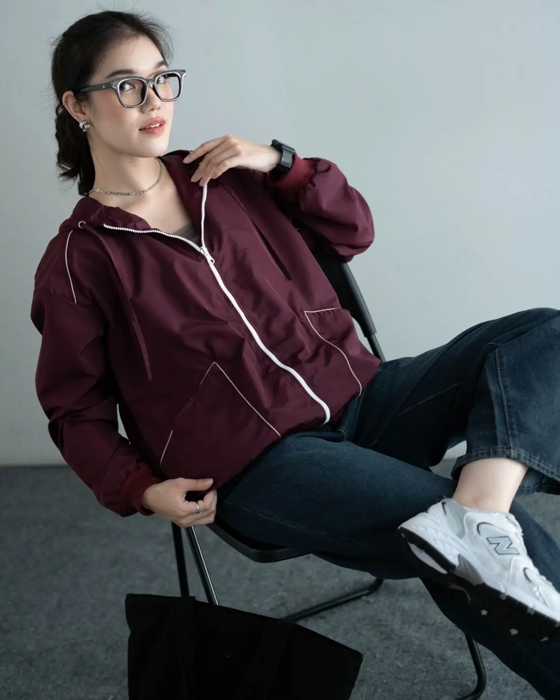 Alternative view of Akio Jacket Maroon