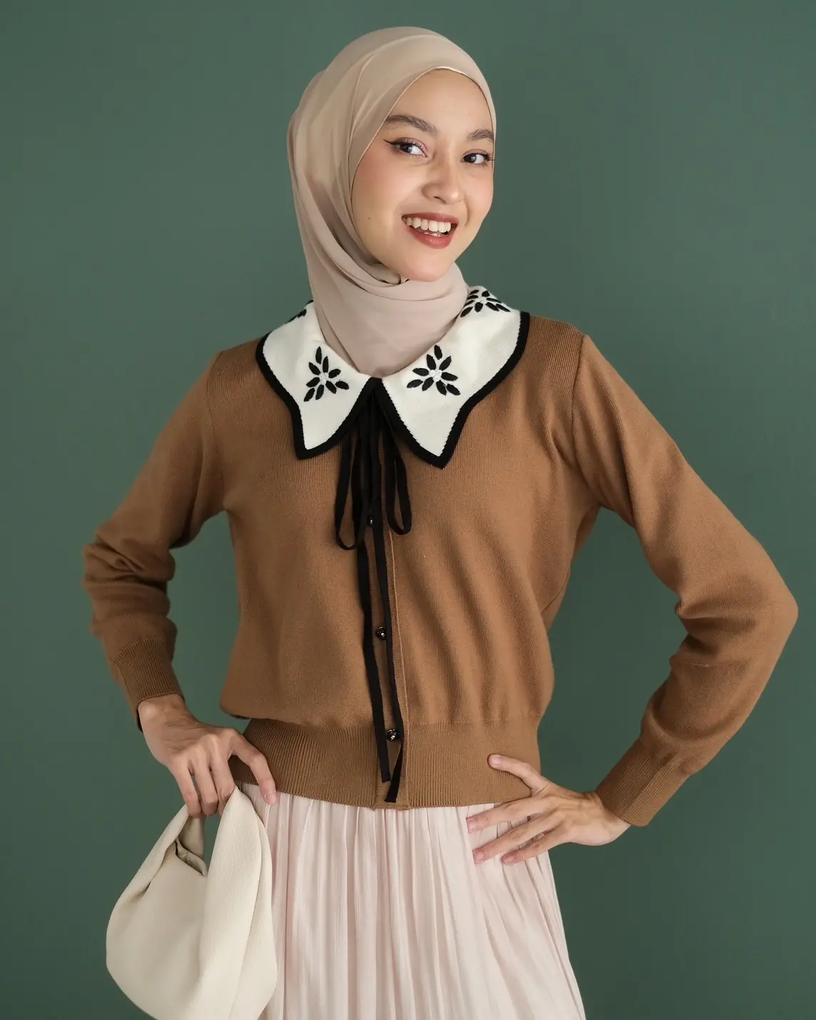 Aliza Longsleeve Kode 147 Brown - Image 2